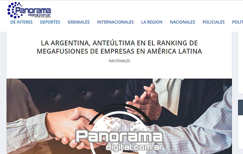 La Argentina, anteltima en el ranking de megafusiones de empresas en Amrica Latina